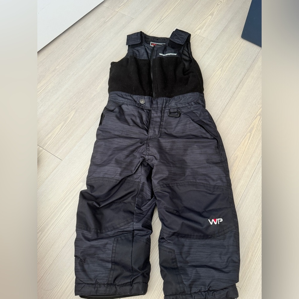 Weatherproof Kids Black Overalls